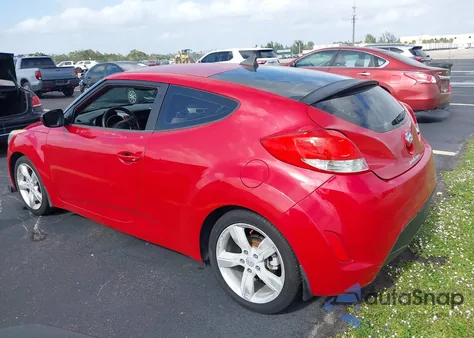 2013 Hyundai Veloster Base W/Gray from USA, damaged, VIN KMHTC6AD7DU145703